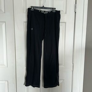 Under Armour Medium Black Fleece Sweatpantss Mens